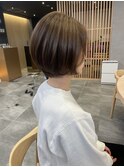 くびれない丸みボブスタイル　村田