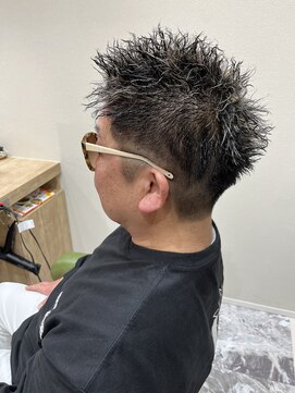 マノア(Manoa) ツイストパーマ×メッシュ