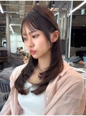 顔型別ヘアスタイル特集/ホワイトグレージュ/ミニウルフ