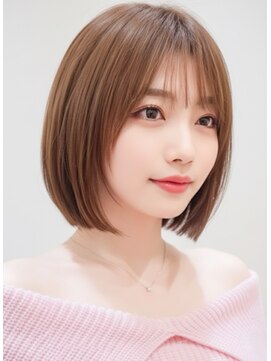 ルエ(rue) 20代30代40代小顔◎切りっぱなしボブ×大人可愛い似合わせカット