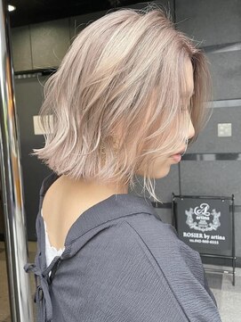 マーシアバイアルティナ 蒲田店(Marcia by artina) ホワイトブラウン/アッシュブロンド/パールベージュ