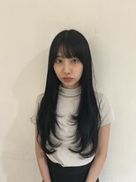 マアムジー 笹塚店(ma'am Zee) 【ma'am Zee SHINOHARA】ブルーブラック×レイヤーカット