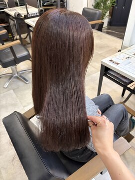 アルメリア 池袋(Arumeria) レッドブラウンピンクブラウン暖色系カラー艶髪10代20代30代