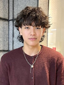 海外風シャドウパーマ