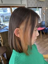 エイチ ヘア デザイン セカンド(h Hair Design 2nd.)&nbsp;インナー×ミディアムボブ