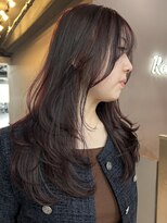 レブ 四条烏丸(Reb,)&nbsp;レイヤーカットロング韓国レイヤー小顔ヘアブリーチなし