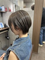 ヘアーザラブズラフズ オーガニカ 北九州(HAIR THE LOVES LAUGHS ORGANICA) スジ感ハイライト〇