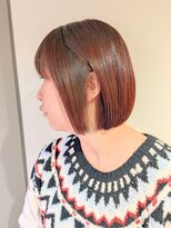 エンクス 天王町店(enx)&nbsp;着物ヘア/ダークアッシュ/ミディアムレイヤーカット/天王町HA21