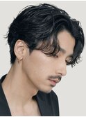 大阪梅田ニュアンスパーマフェザーパーマセンターパートゆるめ◆