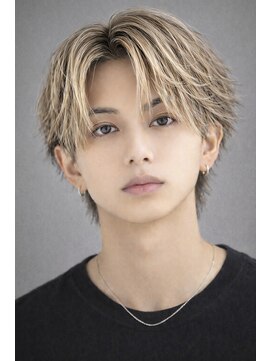 グレイバイニューヨークニューヨーク 京都北大路(Gray by NYNY) コンマセンターパート×ブロンド