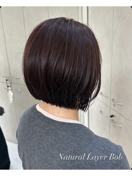 シエル ドゥ サワ(ciel de SAWA) ナチュラルレイヤーボブ×ツヤ感カラー