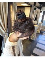 ルーンバイアンツ 茅ヶ崎北口店(Lune. by ANT'S) 20.30代/コテ巻き風パーマ/透明感カラー