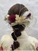 【卒業式ヘア編み下ろしヘア】成人式ヘア入学式ヘアお呼ばれヘア