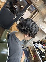 グッドラックバーバーハナレ 吉祥寺&nbsp;デザインパーマ［バーバー/吉祥寺/スキンフェード／メンズ］