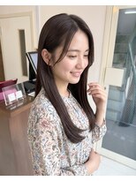 零秒女髪 千里丘店&nbsp;上品な艶髪まとまりのロングヘアスタイル髪質改善美髪艶感