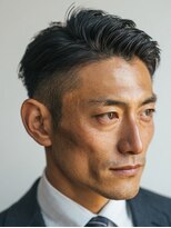ヘアーモードキクチ 日本橋三越前店&nbsp;40代メンズビジネスフェードショート