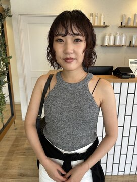 アンレッグス(ann LEGS) レイヤーたっぷり、オシャレボブパーマ！