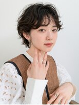 バイエイト(X８)&nbsp;ショートレイヤーパーマケアパーマ外国人風パーマ20代30代