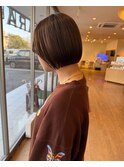 前下がりボブ9.3ミルクブラウン
