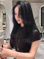 シティ オモテサンドウ(CITY omotesando)&nbsp;ブルーブラック 海外ヘア かきあげ
