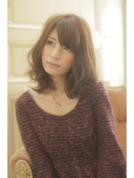 リー ヴィータ 上新庄(Lee Vita) 【Lee Vita】 はねても可愛い☆耳かけふわミディ