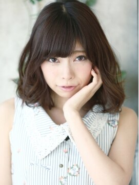 モニカ 横須賀中央店(Monica) 大人可愛い/ショコラアッシュ/ヘルシースタイル/ふんわりカール