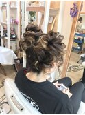 ボブツインテールヘアアレンジ【ヘアセット　立川/立川南/袴】