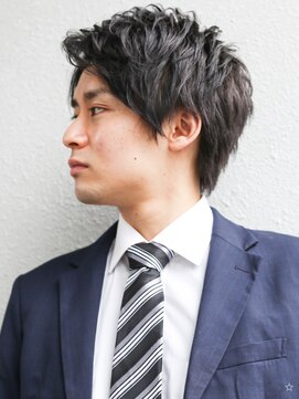 アフロート ディル(AFLOAT D'L) メンズ　髪型　ビジネス 30代