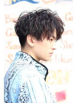 ネイビー(NAVY) 前下がりマッシュ×ツイストスパイラル×コンマヘア☆