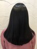 【自然な艶髪♪】縮毛矯正(カットなし)＋1step髪質改善トリートメント