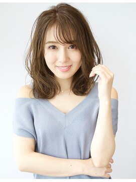 アフロート ルヴア(AFLOAT RUVUA) アフロート新宿【大人可愛いゆるふわミディ＋オリーブベージュ】