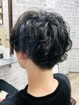 サロンドクロエ(Salon de Chloe)&nbsp;長めマッシュ×ツーブロック×無造作パーマ××波巻きスパイラル