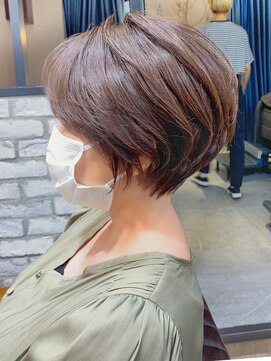 アヴァロン(AVALON) 【30代40代】横顔美人な絶壁解消ショートパーマ「永田カズヤ」