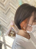 ヘアーシー(HAIR C,)&nbsp;インナーオレンジボブショート