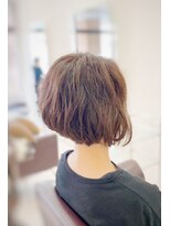 クール ヘアー ギャラリー 神明町店(COOL Hair gallery) 大人のゆるふわ前下がりショート☆ 40代