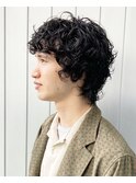 マッシュ×ミディアム×メンズパーマ