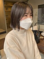 ヘアー アイス ルーチェ(HAIR ICI LUCE) 切りっぱなしボブ/今枝