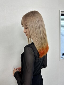 ブリッツ レボ(BLITZ-REVO) ハイトーン ブランド 毛先オレンジ ケアブリーチ 20代30代