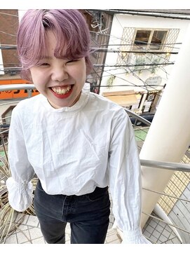 フィン(fin,) fin,/外ハネボブ/セクションカラー/グラデーションカラー