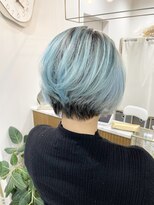 ラシク(racic)&nbsp;【racic】クリアミントカラー×ショートボブ