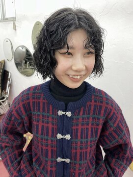 キュエ(qiie) qiie/外ハネボブ/セクションカラー/グラデーションカラー