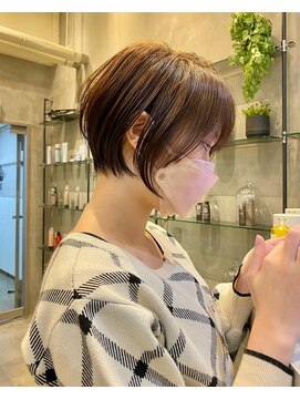レーヴバイロンド 仙台(Reve by Lond) 仙台美容室ショートボブ韓国風前髪サイドバング
