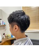 すっきり好印象ツーブロ束感ワイルドショート【カミケン清明店】