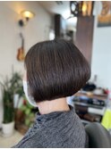 ショート×ハリコシ艶復活白髪染め