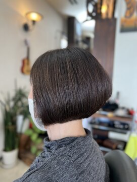 オルオル(OLUOLU) ショート×ハリコシ艶復活白髪染め