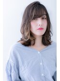 切りっぱなしボブ/エアリーロング/美髪/ピンクブラウン/郡山11