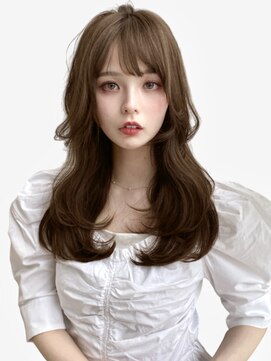 ユーフォリア 渋谷グランデ(Euphoria SHIBUYA GRANDE) 韓国ガーリー 韓国ヘア くびれヘア ベージュカラー