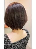 ショートボブ /大人ショートカット/丸みショートボブ