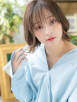 カバーヘア ブリス 大宮西口(COVER HAIR bliss)&nbsp;シースルーバング小顔前下がりくびれヘアc5大宮20代30代40代