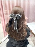 ハーフアップ